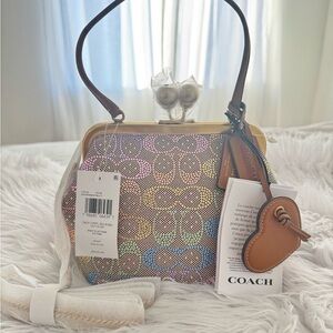 Coach Rainbow Crystal Kisslock 16